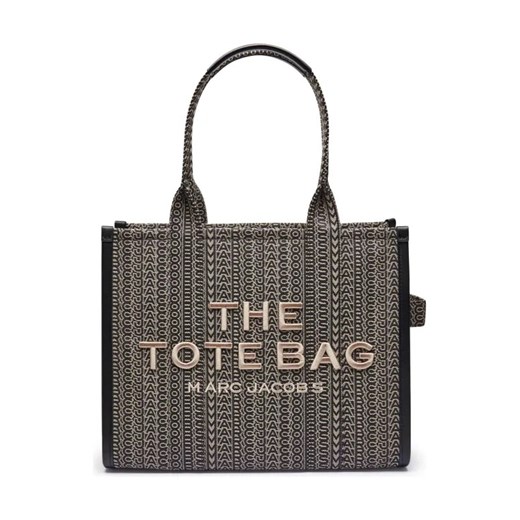 Marc Jacobs Shopperka The Monogram Jacquard Large Tote Bag | z dodatkiem skóry ze sklepu Gomez Fashion Store w kategorii Torby Shopper bag - zdjęcie 184299288