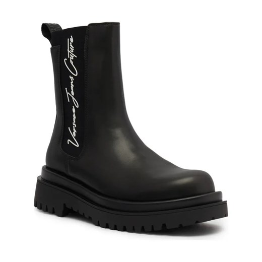 Versace Jeans Couture Botki ze sklepu Gomez Fashion Store w kategorii Botki - zdjęcie 184299398