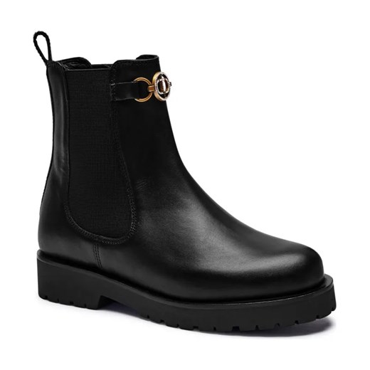 TWINSET Skórzane sztyblety CHELSEA ze sklepu Gomez Fashion Store w kategorii Botki - zdjęcie 184299435