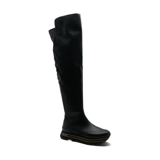 Liu Jo Muszkieterki MAXI WONDER 27 | z dodatkiem skóry ze sklepu Gomez Fashion Store w kategorii Kozaki damskie - zdjęcie 184299475