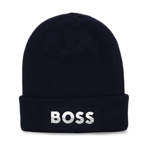 BOSS Kidswear Czapka | z dodatkiem wełny ze sklepu Gomez Fashion Store w kategorii Czapki dziecięce - zdjęcie 184299515