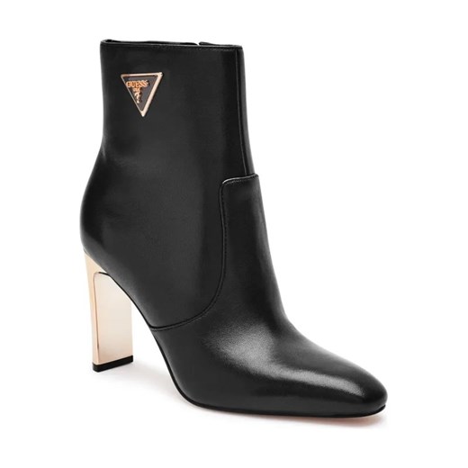 Guess Skórzane botki na słupku CAITTE ze sklepu Gomez Fashion Store w kategorii Botki - zdjęcie 184299539