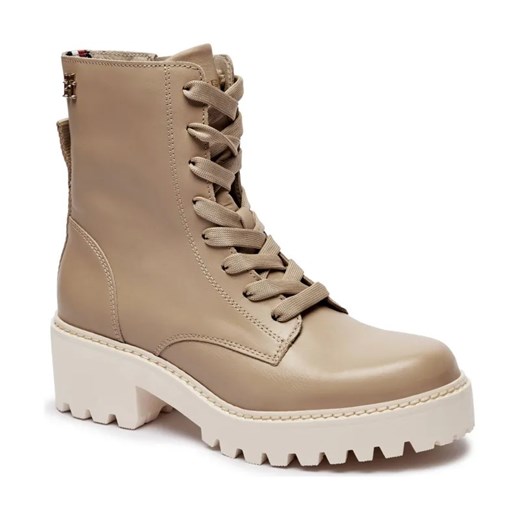 Tommy Hilfiger Skórzane botki CHIC ze sklepu Gomez Fashion Store w kategorii Workery damskie - zdjęcie 184299597