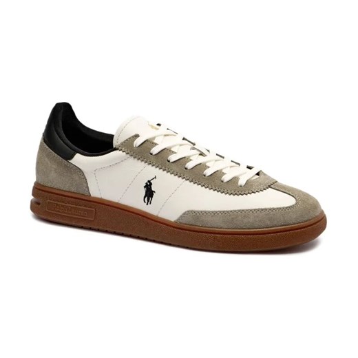 POLO RALPH LAUREN Skórzane sneakersy BEDFORD ze sklepu Gomez Fashion Store w kategorii Buty sportowe męskie - zdjęcie 184299598