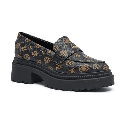 Guess Loafersy FINDA2 | z dodatkiem skóry ze sklepu Gomez Fashion Store w kategorii Półbuty damskie - zdjęcie 184299666