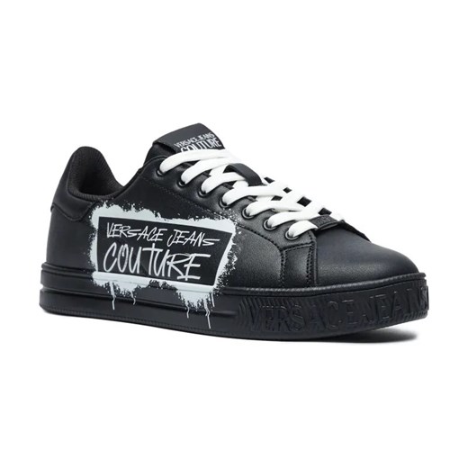 Versace Jeans Couture Skórzane sneakersy ze sklepu Gomez Fashion Store w kategorii Buty sportowe męskie - zdjęcie 184299727