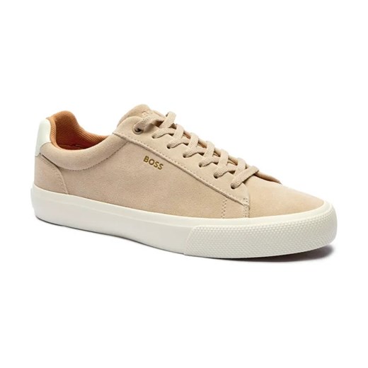 BOSS BLACK Skórzane tenisówki Aiden_Tenn_sddrb ze sklepu Gomez Fashion Store w kategorii Trampki męskie - zdjęcie 184299778