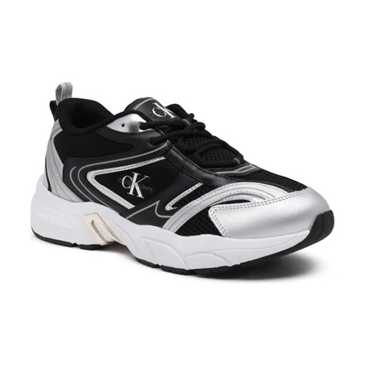 Calvin Klein Jeans Sneakersy RETRO TENNIS | z dodatkiem skóry ze sklepu Gomez Fashion Store w kategorii Buty sportowe damskie - zdjęcie 184299779