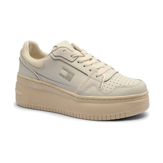 Tommy Jeans Skórzane sneakersy RETRO BASKET ze sklepu Gomez Fashion Store w kategorii Buty sportowe damskie - zdjęcie 184299817