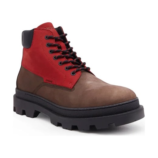 HUGO Buty wysokie Graham | z dodatkiem skóry ze sklepu Gomez Fashion Store w kategorii Buty zimowe męskie - zdjęcie 184299879