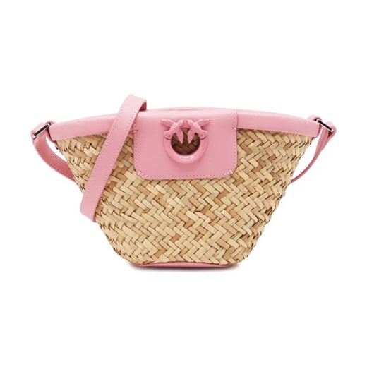Pinko Torba plażowa LOVE SUMMER BUCKET | z dodatkiem skóry ze sklepu Gomez Fashion Store w kategorii Torby letnie - zdjęcie 184299966