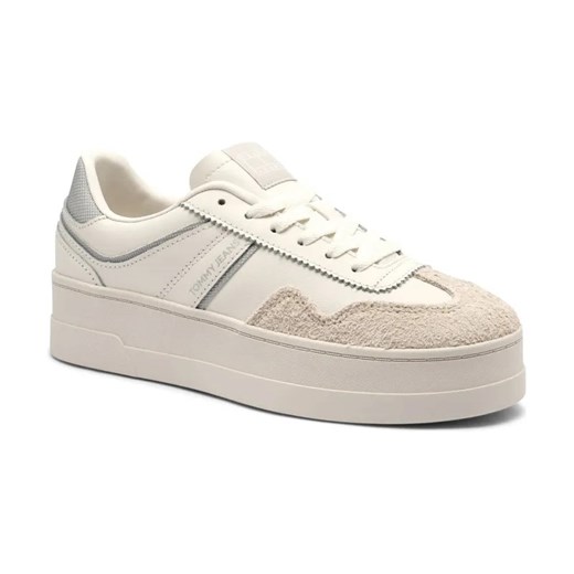 Tommy Jeans Skórzane sneakersy THE GREENWICH FLATFORM ze sklepu Gomez Fashion Store w kategorii Buty sportowe damskie - zdjęcie 184299986