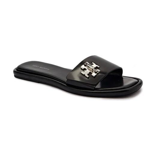 TORY BURCH Skórzane klapki T LOCK Tory Burch 41 Gomez Fashion Store
