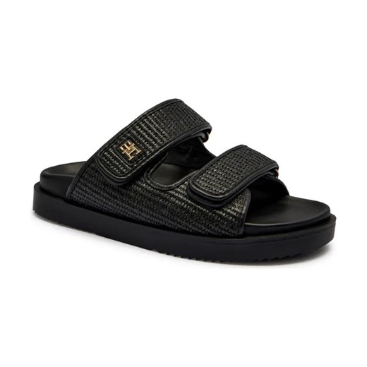 Tommy Hilfiger Klapki | z dodatkiem skóry ze sklepu Gomez Fashion Store w kategorii Klapki damskie - zdjęcie 184300019