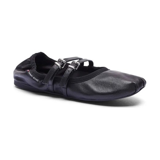 Tommy Jeans Skórzane baleriny ze sklepu Gomez Fashion Store w kategorii Balerinki - zdjęcie 184300096