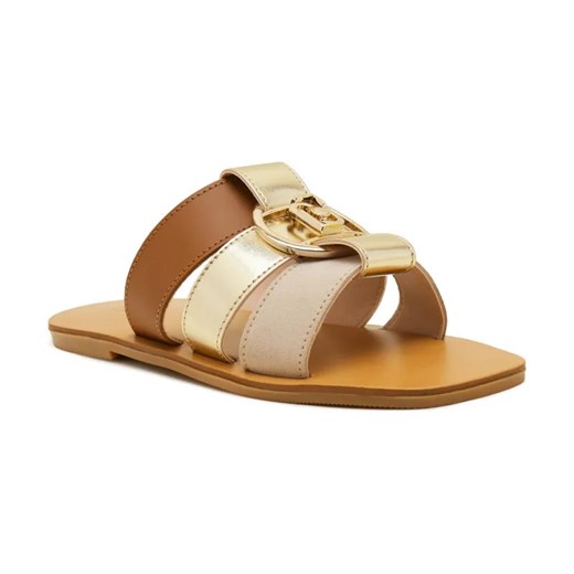 Liu Jo Skórzane klapki SABA 08 ze sklepu Gomez Fashion Store w kategorii Klapki damskie - zdjęcie 184300169