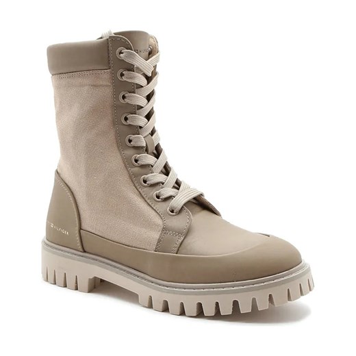 Tommy Hilfiger Botki | z dodatkiem skóry ze sklepu Gomez Fashion Store w kategorii Workery damskie - zdjęcie 184300268