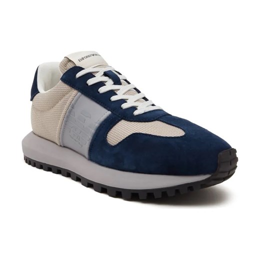 Emporio Armani Skórzane sneakersy ze sklepu Gomez Fashion Store w kategorii Buty sportowe męskie - zdjęcie 184300269