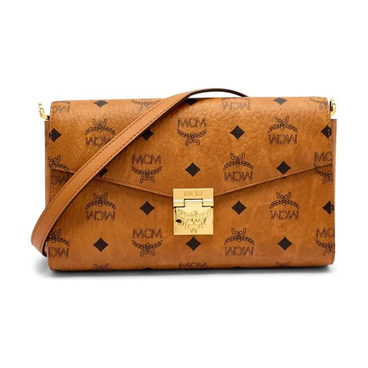 MCM Torebka na ramię TRACY | z dodatkiem skóry ze sklepu Gomez Fashion Store w kategorii Kopertówki - zdjęcie 184300309