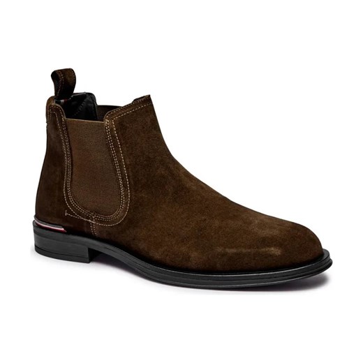 Tommy Hilfiger Skórzane sztyblety Chelsea ze sklepu Gomez Fashion Store w kategorii Buty zimowe męskie - zdjęcie 184300455