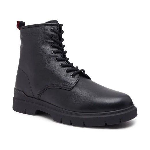 HUGO Skórzane buty Ryan ze sklepu Gomez Fashion Store w kategorii Buty zimowe męskie - zdjęcie 184300486