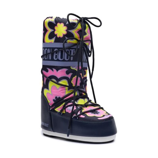 Moon Boot Ocieplane śniegowce ICON FLOWER ze sklepu Gomez Fashion Store w kategorii Śniegowce damskie - zdjęcie 184300506