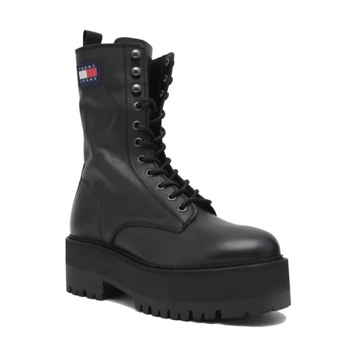 Tommy Jeans Skórzane trapery ze sklepu Gomez Fashion Store w kategorii Workery damskie - zdjęcie 184300587