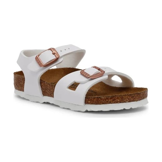 Birkenstock Sandały Rio Kids | z dodatkiem skóry ze sklepu Gomez Fashion Store w kategorii Sandały dziecięce - zdjęcie 184300619