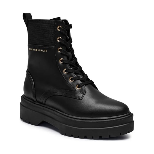 Tommy Hilfiger Skórzane trapery ze sklepu Gomez Fashion Store w kategorii Workery damskie - zdjęcie 184300638