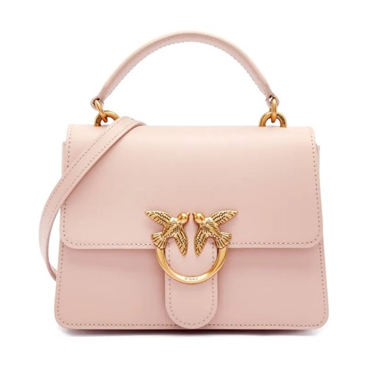 Pinko Skórzany kuferek Love One Top Handle Mini Light ze sklepu Gomez Fashion Store w kategorii Kuferki - zdjęcie 184300666