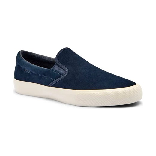 BOSS BLACK Skórzane slip on Aiden ze sklepu Gomez Fashion Store w kategorii Trampki męskie - zdjęcie 184300679