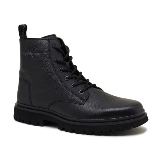 Calvin Klein Jeans Skórzane buty ze sklepu Gomez Fashion Store w kategorii Buty zimowe męskie - zdjęcie 184300689