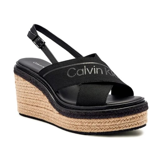 Calvin Klein Koturny | z dodatkiem skóry ze sklepu Gomez Fashion Store w kategorii Espadryle damskie - zdjęcie 184300716