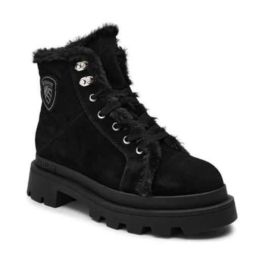 BLAUER Skórzane trapery KIMMEL 06 ze sklepu Gomez Fashion Store w kategorii Workery damskie - zdjęcie 184300728