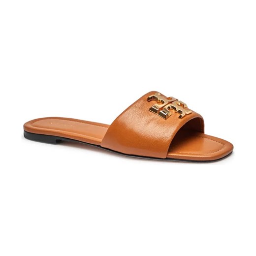 TORY BURCH Skórzane klapki ELEANOR ze sklepu Gomez Fashion Store w kategorii Klapki damskie - zdjęcie 184300817