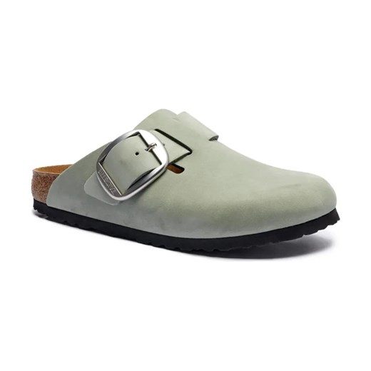 Birkenstock Skórzane mule Boston Big Buckle ze sklepu Gomez Fashion Store w kategorii Klapki damskie - zdjęcie 184300878