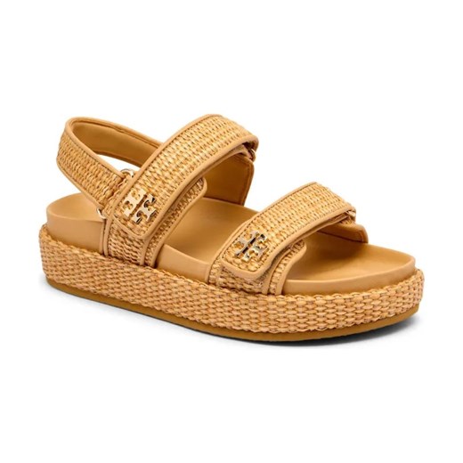 TORY BURCH Sandały KIRA | z dodatkiem skóry ze sklepu Gomez Fashion Store w kategorii Sandały damskie - zdjęcie 184300886