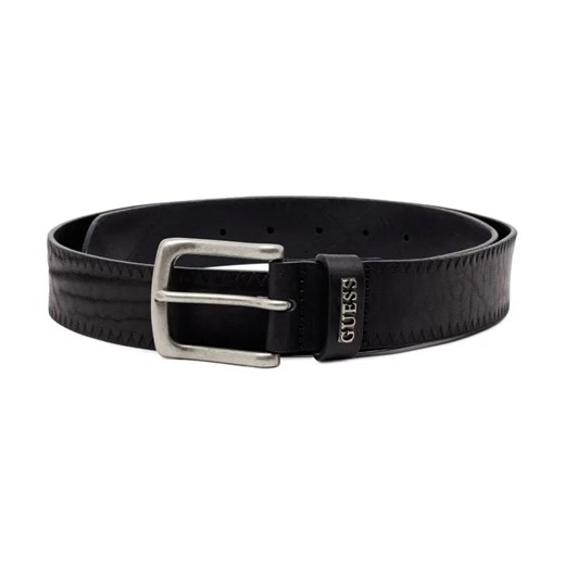 GUESS Skórzany pasek EDGE DETAIL ze sklepu Gomez Fashion Store w kategorii Paski męskie - zdjęcie 184300978