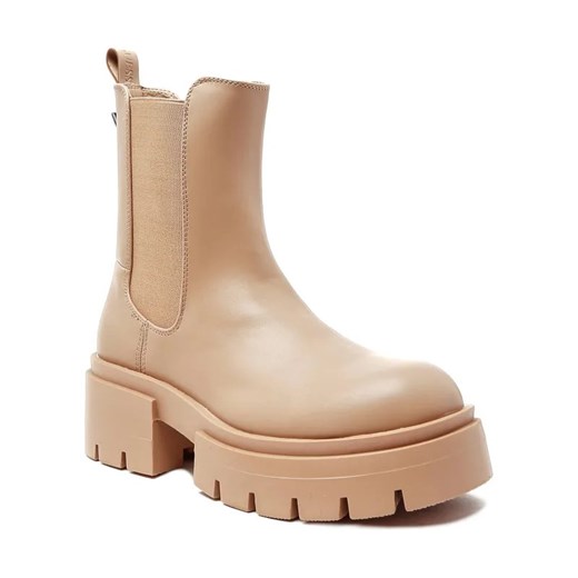 Guess Sztyblety CHARLOTTE | z dodatkiem skóry ze sklepu Gomez Fashion Store w kategorii Botki - zdjęcie 184301179