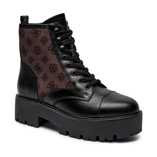 Guess Skórzane botki na platformie VAINA2 ze sklepu Gomez Fashion Store w kategorii Botki - zdjęcie 184301205