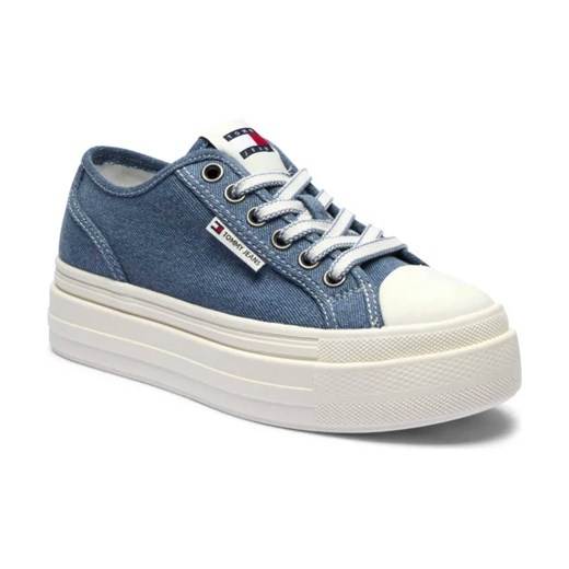 Tommy Jeans Jeansowe trampki FOXING ze sklepu Gomez Fashion Store w kategorii Buty sportowe damskie - zdjęcie 184301257