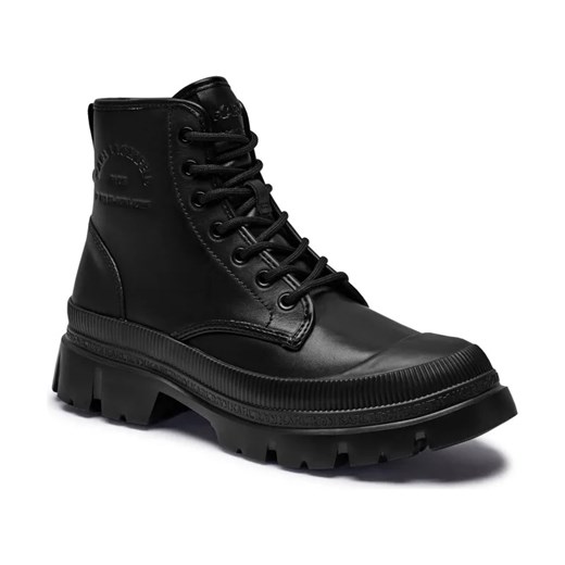 Karl Lagerfeld Skórzane trapery TREKKA MENS ze sklepu Gomez Fashion Store w kategorii Buty zimowe męskie - zdjęcie 184301356