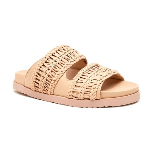 Patrizia Pepe Skórzane klapki ze sklepu Gomez Fashion Store w kategorii Klapki damskie - zdjęcie 184301419