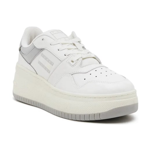 Tommy Jeans Skórzane sneakersy TJW RETRO BASKET FLATFORM PATENT ze sklepu Gomez Fashion Store w kategorii Buty sportowe damskie - zdjęcie 184301448