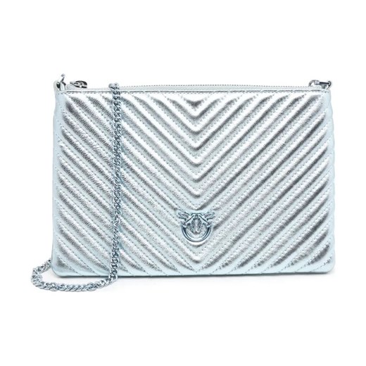 Pinko Skórzana kopertówka FLAT CLASSIC METAL ze sklepu Gomez Fashion Store w kategorii Kopertówki - zdjęcie 184301507