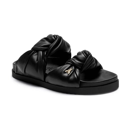 Patrizia Pepe Skórzane klapki ze sklepu Gomez Fashion Store w kategorii Klapki damskie - zdjęcie 184301517