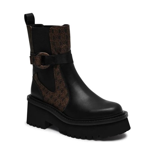 Liu Jo Sztyblety FLAIR 16 | z dodatkiem skóry ze sklepu Gomez Fashion Store w kategorii Botki - zdjęcie 184301547