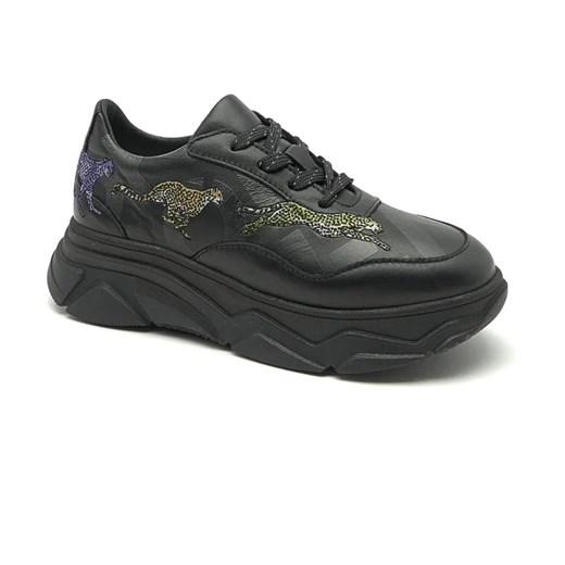 KENZO KIDS Skórzane sneakersy ze sklepu Gomez Fashion Store w kategorii Buty sportowe dziecięce - zdjęcie 184301639