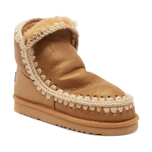 MOU Skórzane śniegowce | z dodatkiem wełny ze sklepu Gomez Fashion Store w kategorii Śniegowce damskie - zdjęcie 184301729