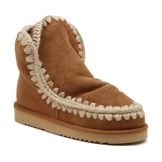 MOU Skórzane śniegowce | z dodatkiem wełny ze sklepu Gomez Fashion Store w kategorii Śniegowce damskie - zdjęcie 184301905